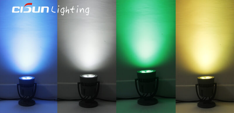DMX512 rgbw led spot lighting